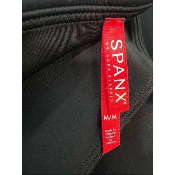 Spanx Women's Black Ponte Ankle Leggings Classic Medium NWOT - Picture 6 of 8